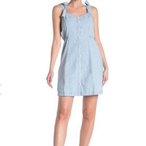 Madewell Denim Tie Strap Dress
